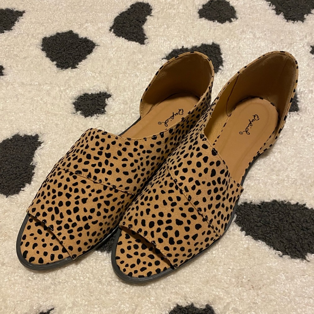 Slip-on Cheetah Flats